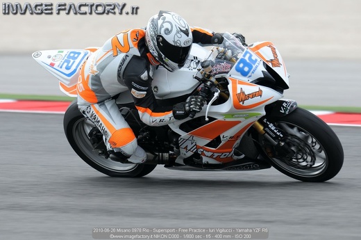 2010-06-26 Misano 0978 Rio - Supersport - Free Practice - Iuri Vigilucci - Yamaha YZF R6